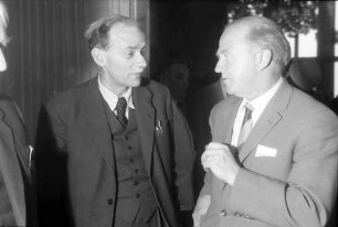 9. Tagung 1959 Physiker: Paul Dirac, Werner Heisenberg