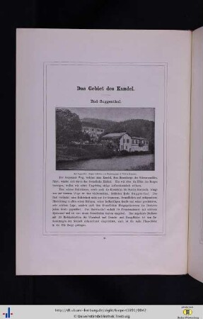 Das Gebiet des Kandel.