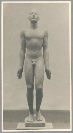 Adam, 1919/20, Gips farbig gefasst