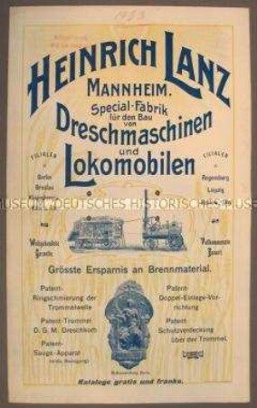 Dreschmaschinen und Lokomobile
