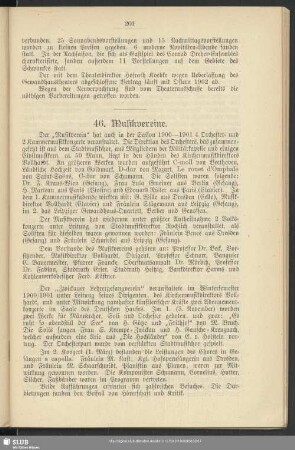 46. Musikvereine