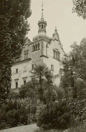 Dohma-Cotta. Schloss Cotta (1662, ab 1833 Umgestaltung; W. Hermann; 1895 Erweiterung und Umbau). Gartenansicht