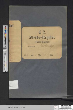 Sterberegister Markendorf 1911
