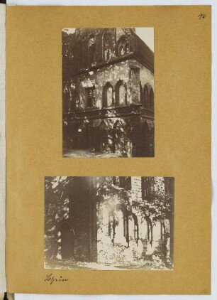 Klosterkirche, Lehnin: Details (aus: Skizzen- und Fotoalbum 20)