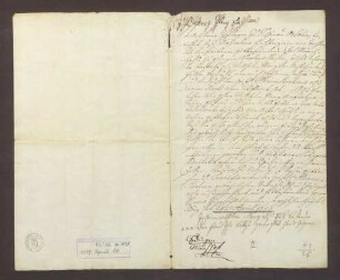 Erbbestandsbrief über das zur Pflege Schönau gehörige große Münch- und Teidinger Hofgut zu Edingen.