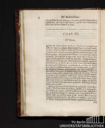 Chap. III. Of Stone.