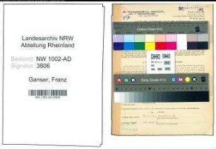 Entnazifizierung Franz Ganser, geb. 16.05.1896 (Verw.Angest.)