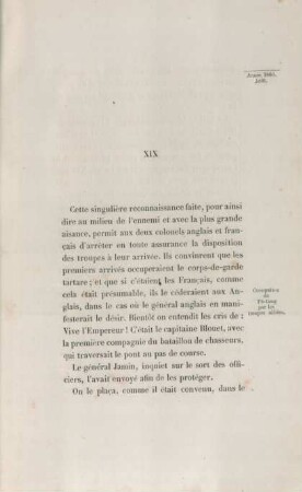 XIX (Année 1860. Août)