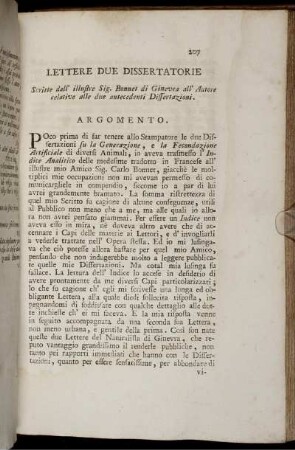 Lettere Due Dissertatorie