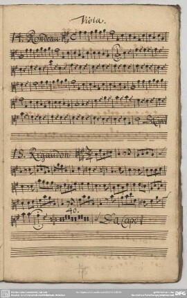 15. Telemann, Suiten, e-Moll <Rigaudon>