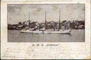 Ansicht der S.M.S. Cormoran