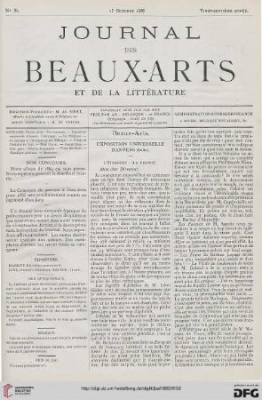 Nr. 19 (15. Octobre 1885)