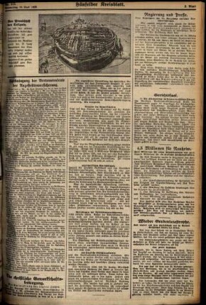 Zweite Ausgabe vom Donnerstag, den 19. September 1929.