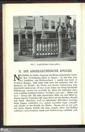 II. Die Angelsächsische Epoche