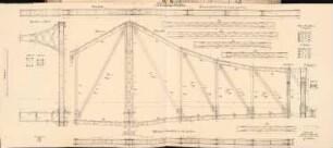 Oderbrücke, Ohlau: Kragträger: Ansicht, Schnitte 1:20
