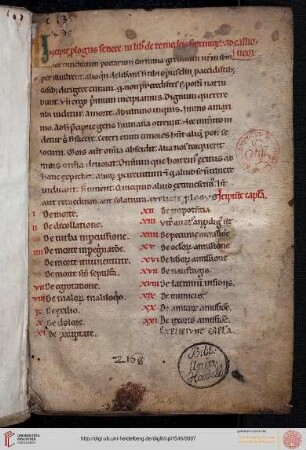 Seneca, De remediis fortuitorum