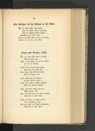 Cron und Scepter, 1792.