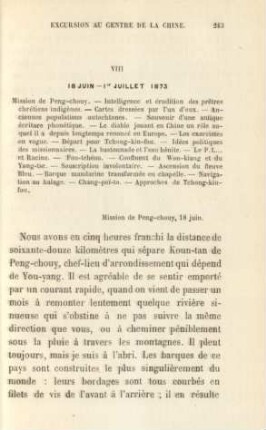 VIII. 18 Juin - 1er Juillet 1873