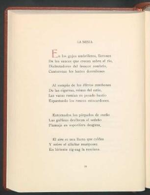 La siesta