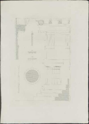 Pl. 14. F. VI. Coupe d'un triglyphe.