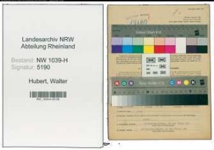 Entnazifizierung Walter Hubert , geb. 07.06.1904 (Werkmeister)