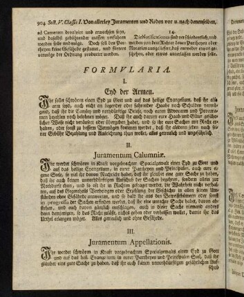 904-915, I. Eyd der Armen. - XVIII. Relatio Nuncii Cameralis.