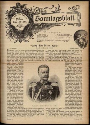 Ausgabe vom Sonntag, den 23. September 1900.