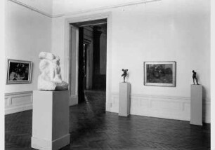 Blick in die Ausstellung der Nationalgalerie, Raum 1