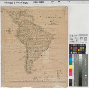 Weltatlas Südamerika 1829/30 o.M. 44,5 x 37 J. C. Hinrichsche Buchhandlung, Leipzig Benkhausen