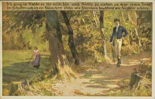 Ich ging im Walde so für mich hin [...]