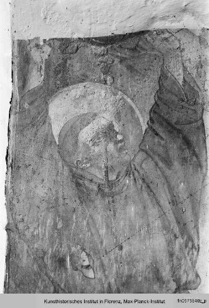 Freskenfragment: Stigmatisation des Franziskus