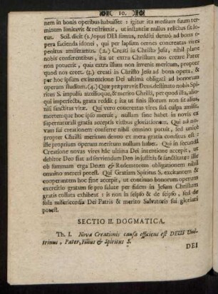 Sectio II. Dogmatica