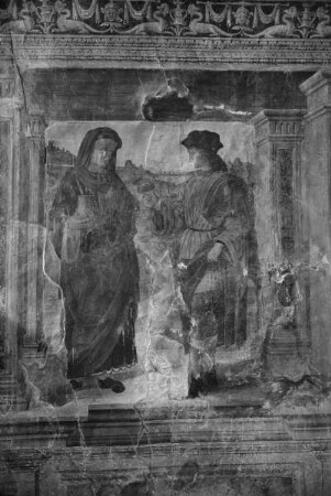 Thronende Madonna und Heilige