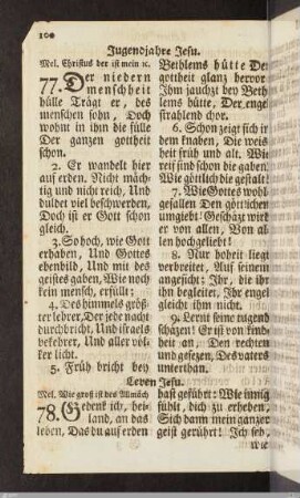 Jugendjahre Jesu.