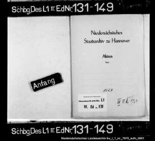 Darlehen der Gräfin Elisabeth zu Holstein-Schaumburg