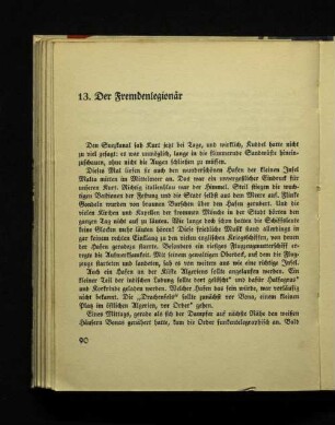 13. Der Fremdenlegionär