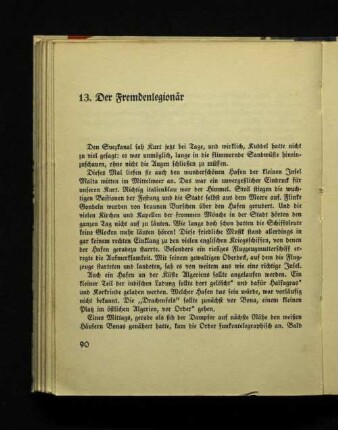 13. Der Fremdenlegionär