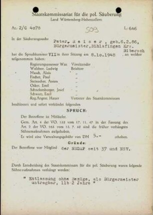 Reiser, Peter