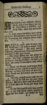 Geistreiche Gesänge