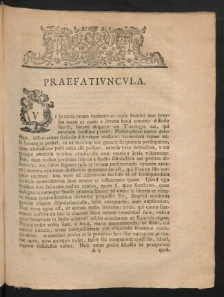 Praefatiuncula.