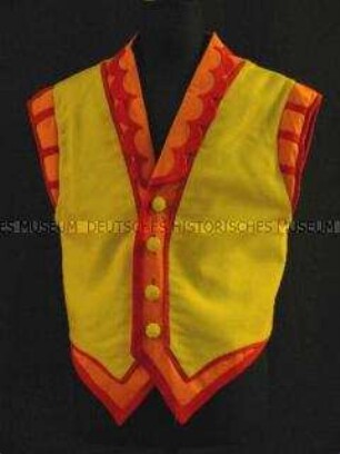 Weste - Kleidung eines Musketiers, Nachbildung (Wams, Weste, Unterhose, Pluderhose, Paar Stulpen, Tasche, Hut, zwei Paar Schuhe)