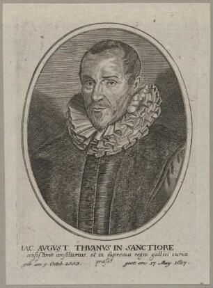 Bildnis des Iac. Avgvst. Thvanvs
