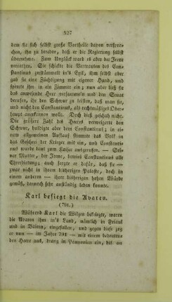Karl besiegt die Avaren