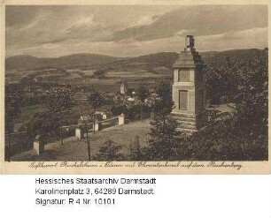 Reichelsheim im Odenwald, Kriegerdenkmal 1914-1918 auf dem Reichenberg