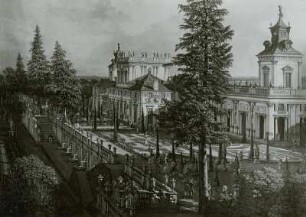 Warschau, Schloß Wilanow von Nordosten