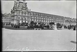 Paris, Jardin des Tuileries, Palais du Louvre, Pavillon de Marsan