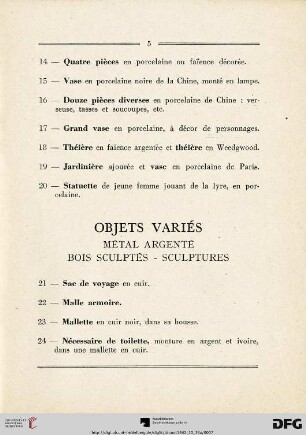 Objets variés - Metal argenté - Bois sculptés - sculptures