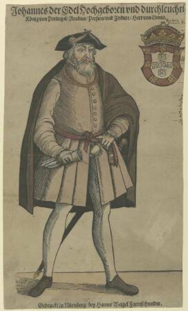 Bildnis des Königs Johann III. von Portugal