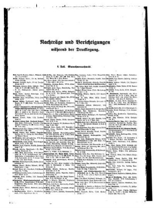 Nachträge und Berichtigungen während der Drucklegung