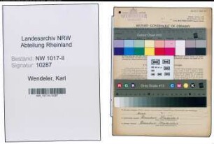 Entnazifizierung Karl Wendeler , geb. 28.06.1889 (Tischler)